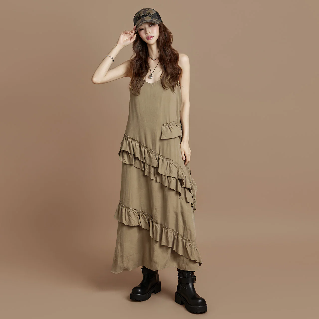 D5381 Frill Dress - Image 2