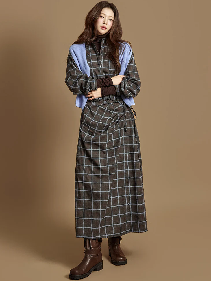 D5388 Shirts Dress