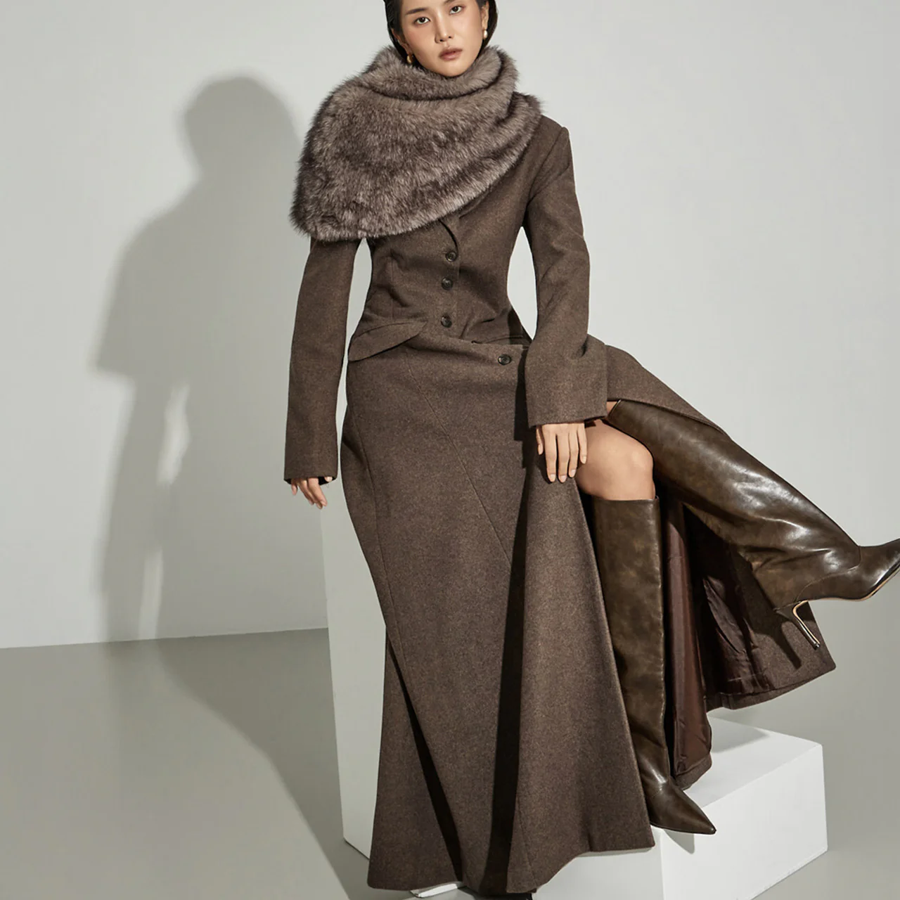 D5391 Coat Maxi Dress - Image 2