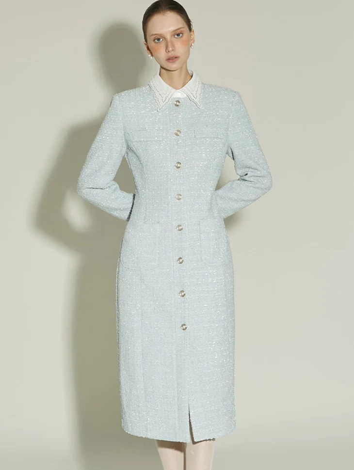 D5405 Tweed Dress