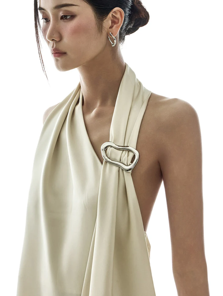 D5420 Drape Dress