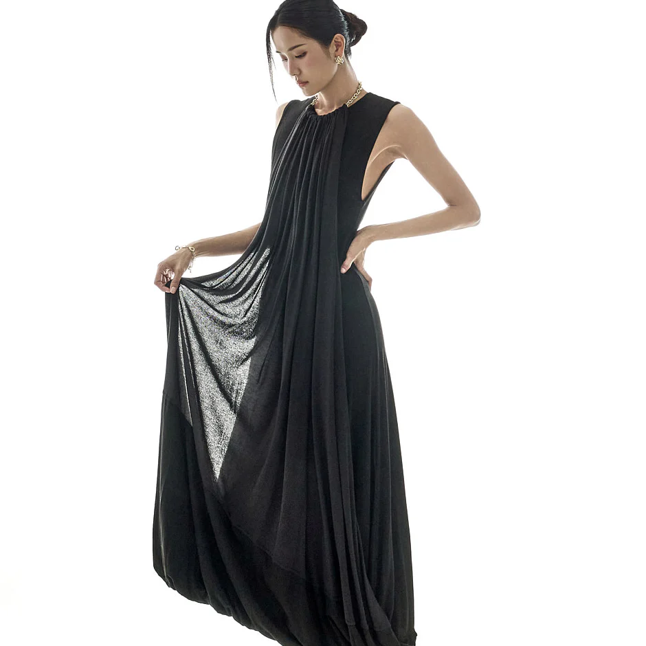 D5421 Drape Dress - Image 2