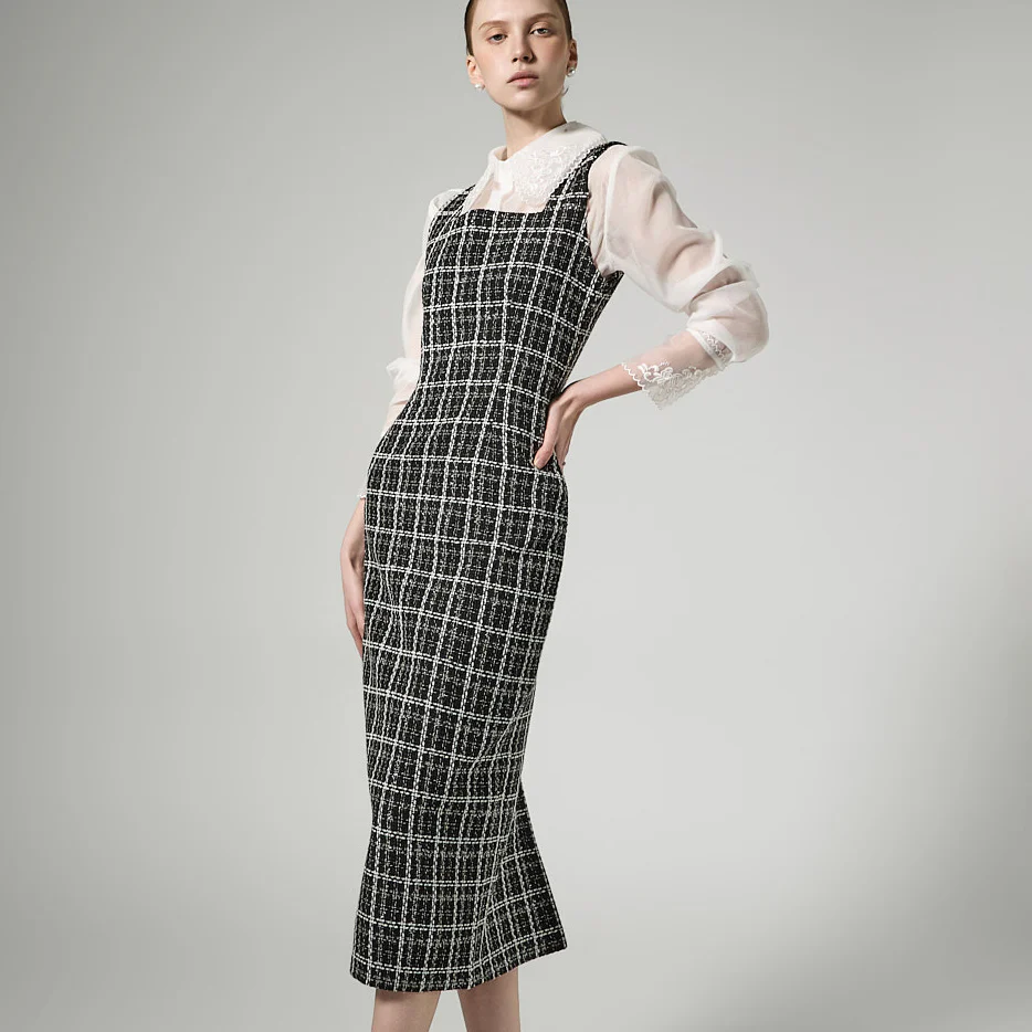 D5447 Tweed Dress - Image 2