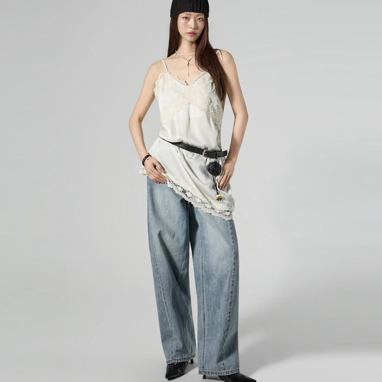 D5462 Lace Slip Dress - Image 2