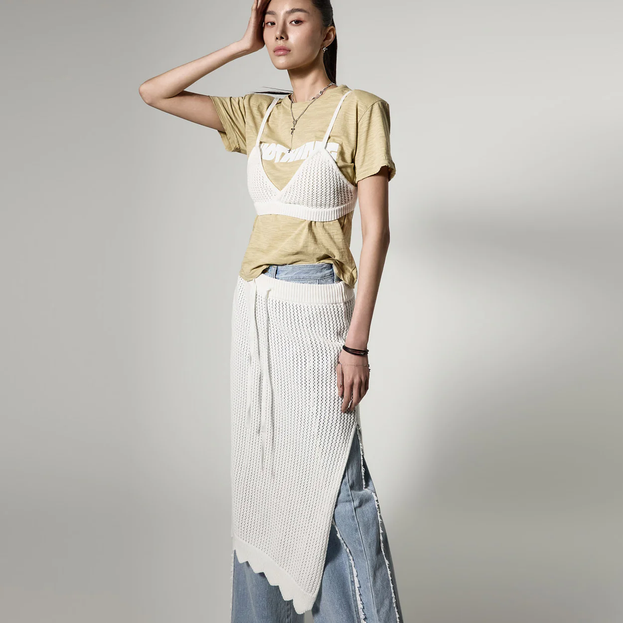 D5496 Waffle Knit Two-Piece - Image 2