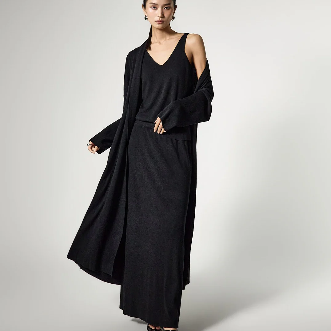 D5498 Cardigan Three-Piece Set - Image 2