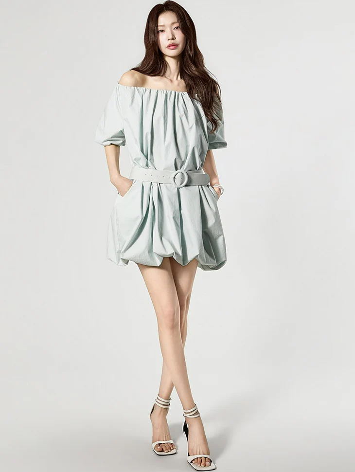 D5507 Off-Shoulder Dress
