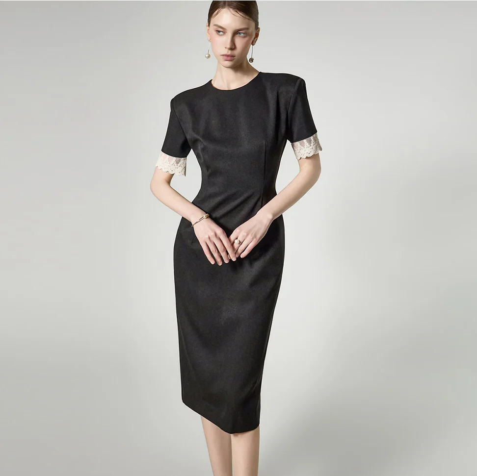 D5518 Lace Slim Dress - Image 2