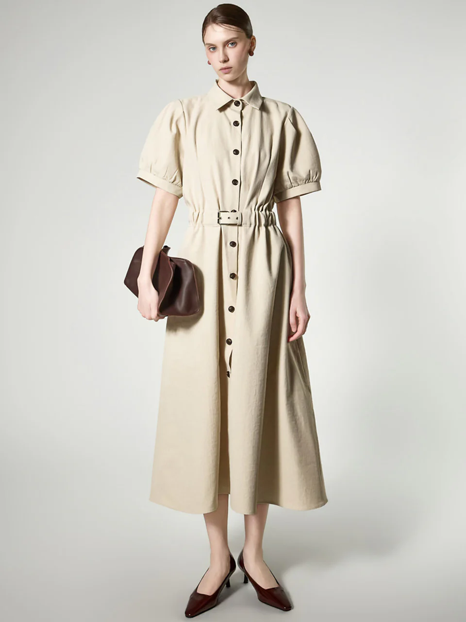 D5519 Belted Dress