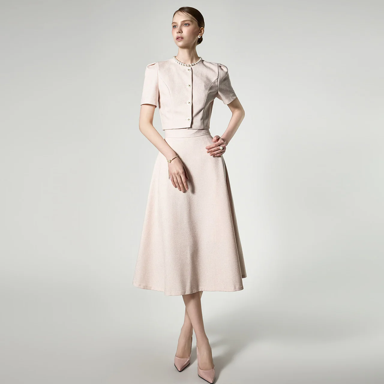 D5524 Tweed Pearl Burton Two Piece - Image 2