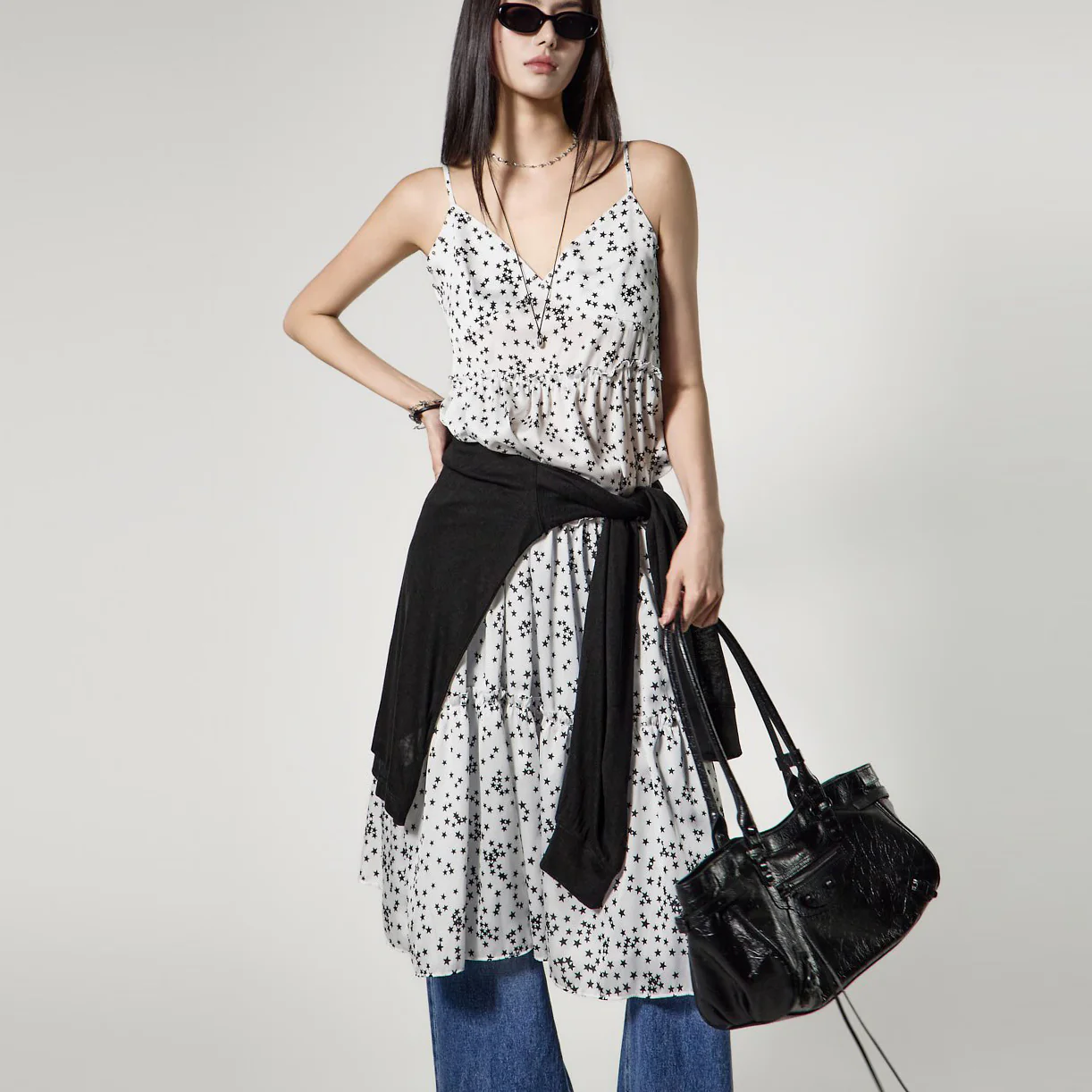 D5527 Studded Sleeveless Dress - Image 2