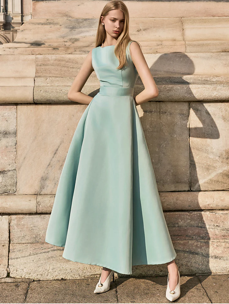 D9467 Flare Long Dress