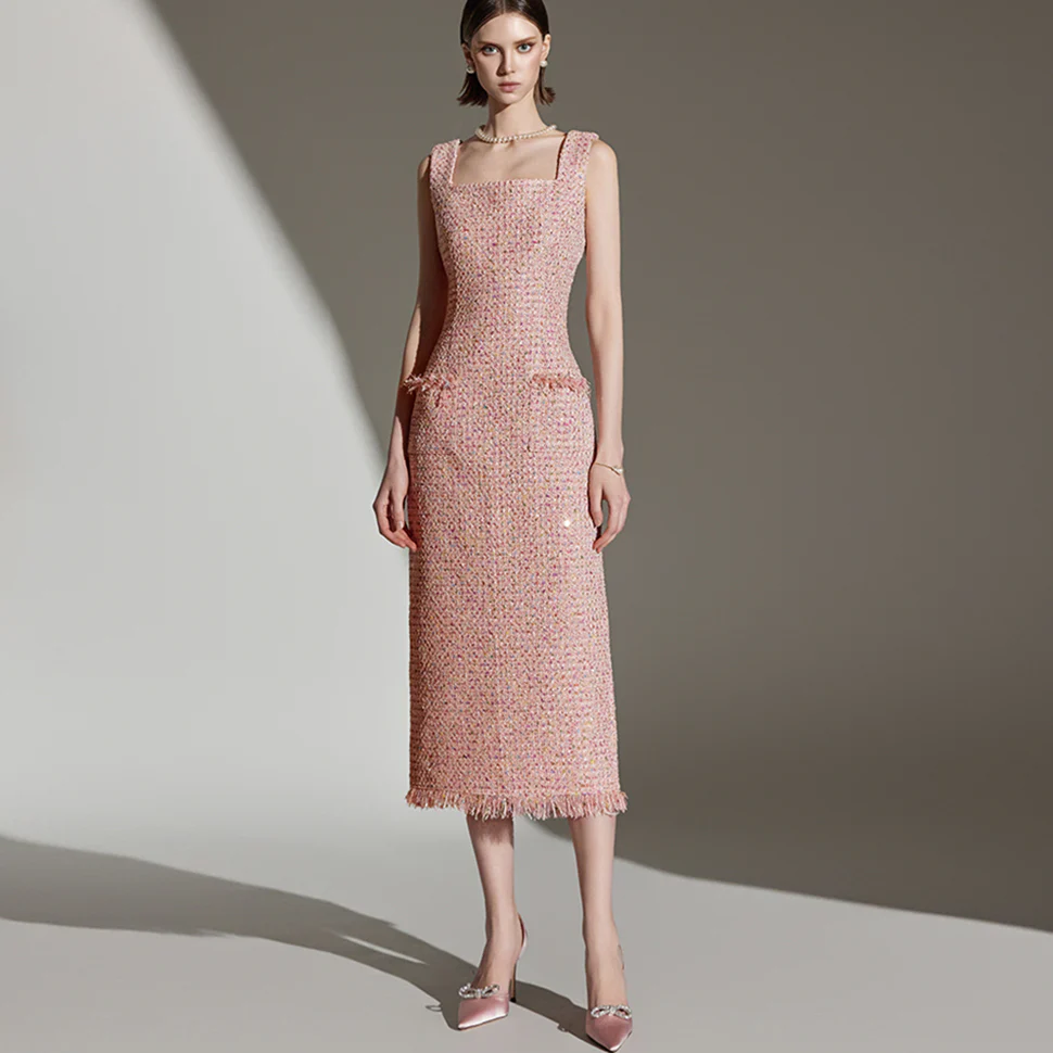 D9482 Tweed Dress - Image 2