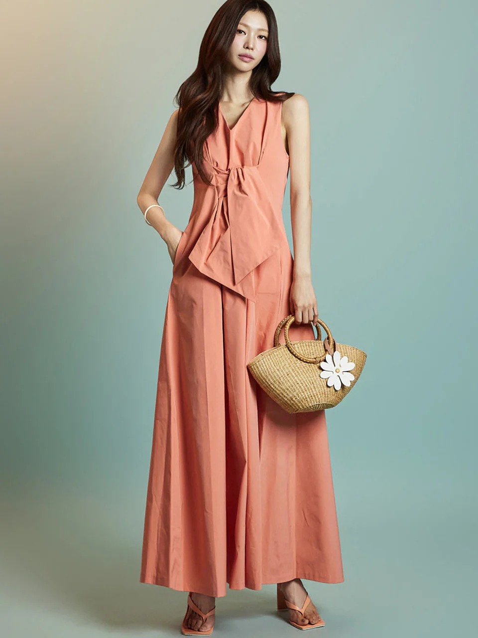 D9488 Dress with Strap