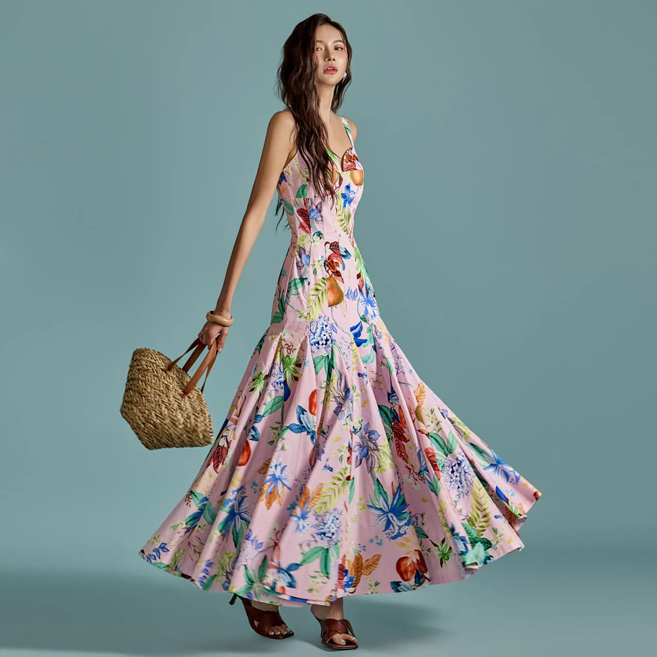 D9502 Tropical Dress - Image 2
