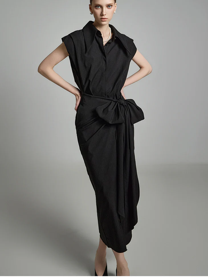 D9528 Shirt Dress with Strap