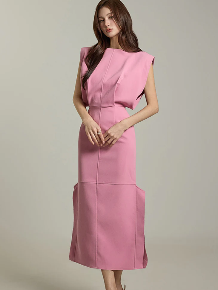 D9530 Stitched Dress