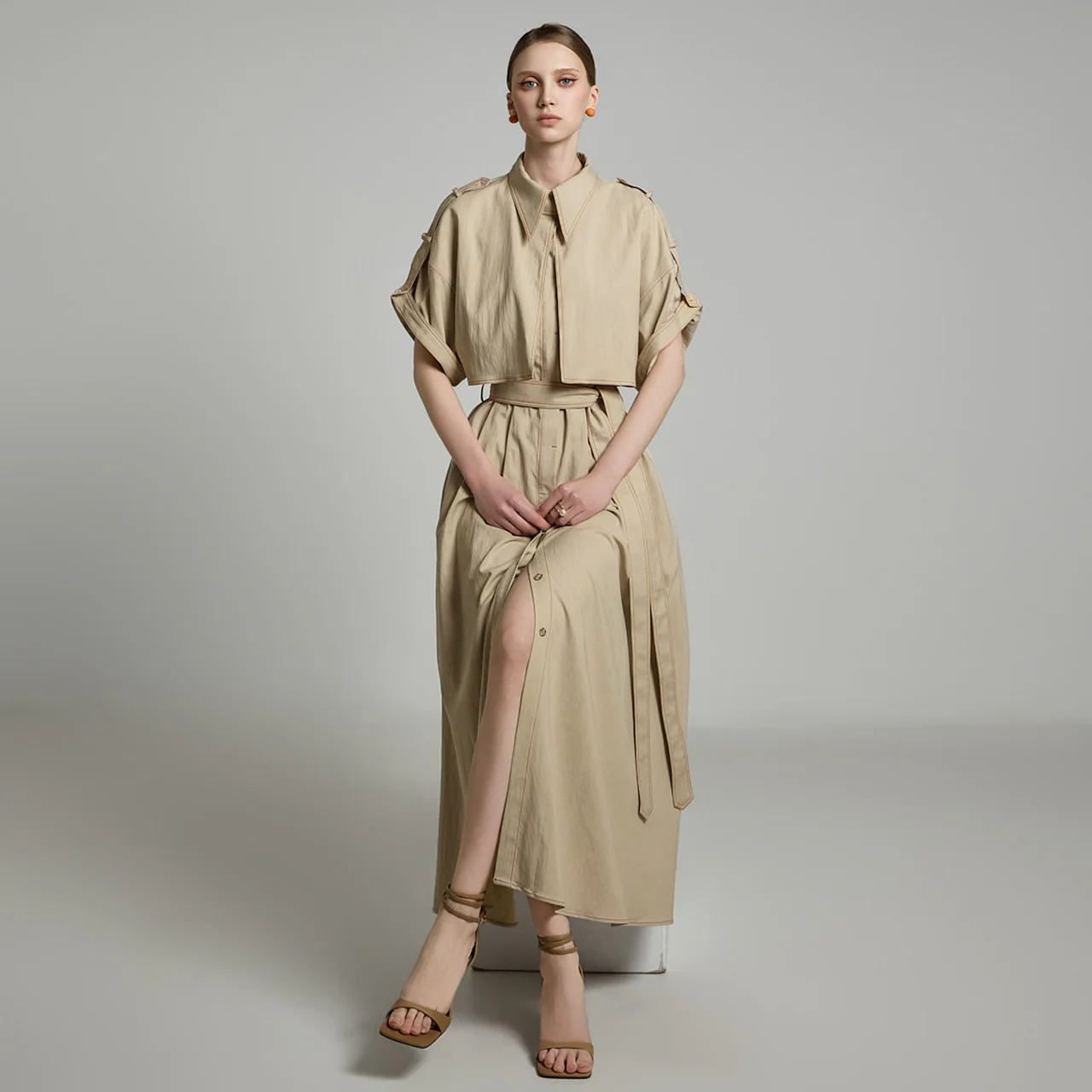 D9531 Dress with Strap - Image 2