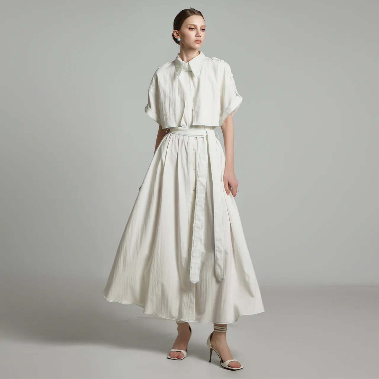 D9531 Dress with Strap - Image 2