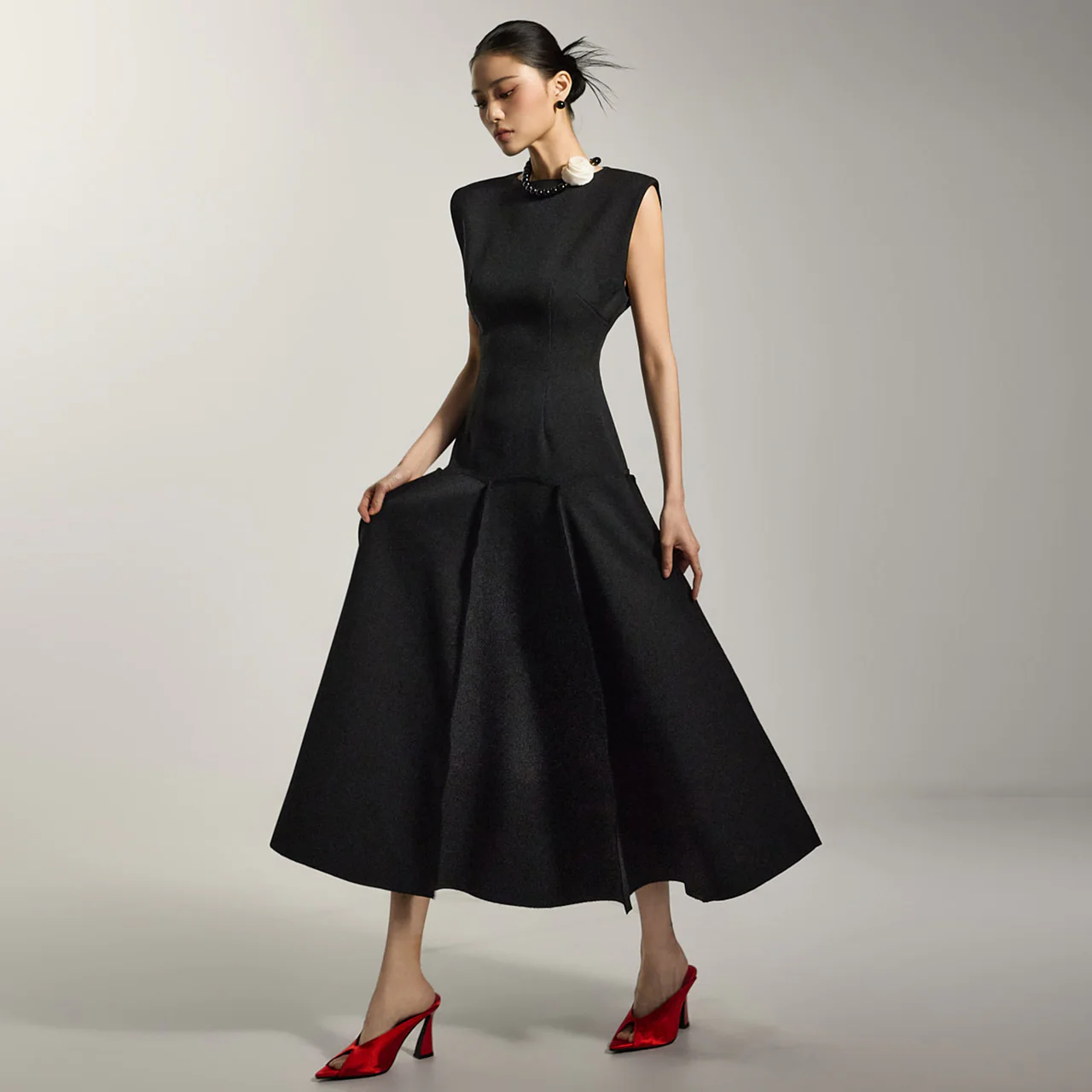 D9534 Flared Dress - Image 2