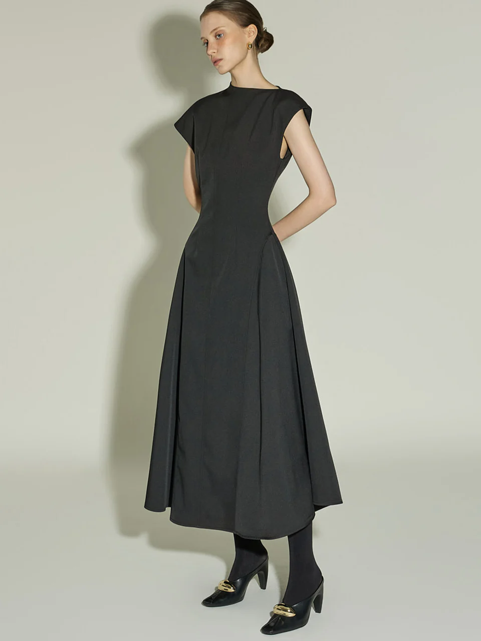 D9569 A-Line Flare Dress