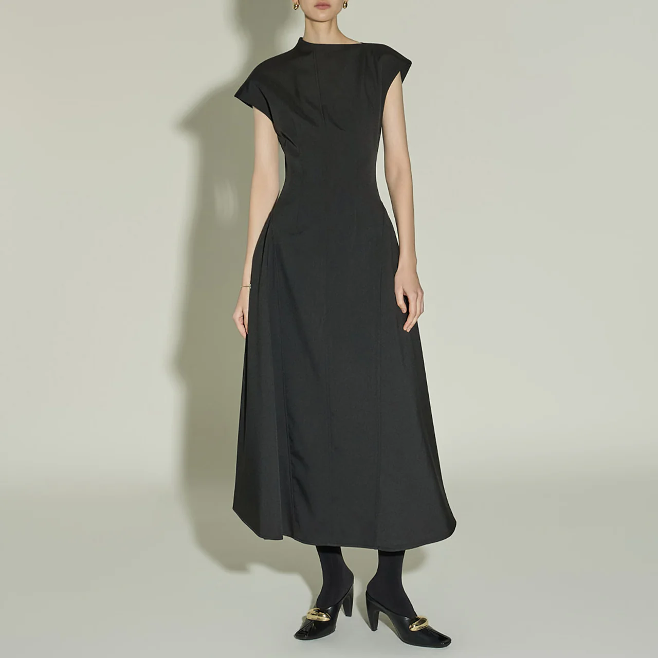 D9569 A-Line Flare Dress - Image 2