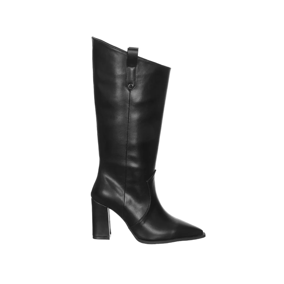 DTAR-032 Wide Calf Western Mid Boots - Image 2