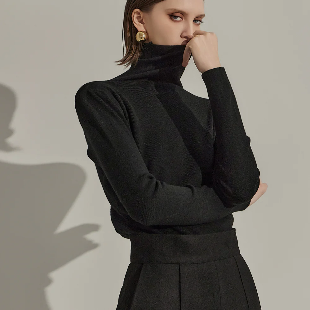 E3179 Turtleneck Slim Knit - Image 2