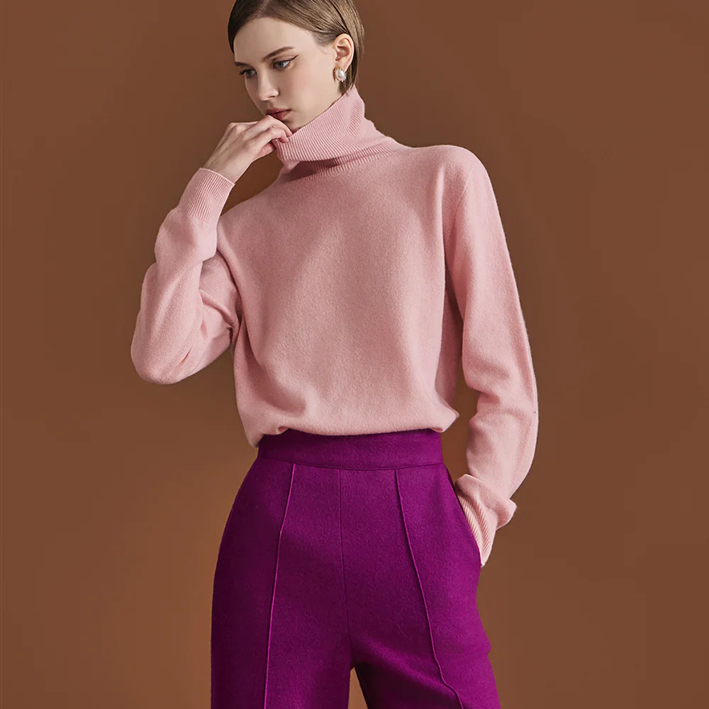 E3219 Turtleneck Wool Knit - Image 2