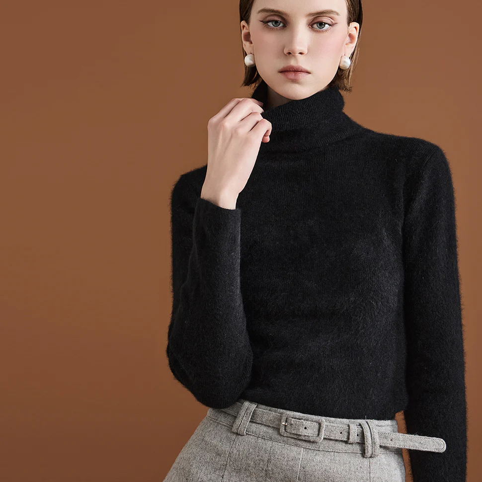 E3230 Turtle-Neck Wool Knit - Image 2