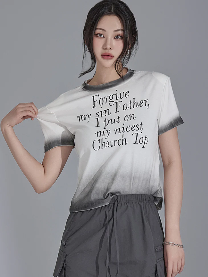 E3374 Color Gradation Top