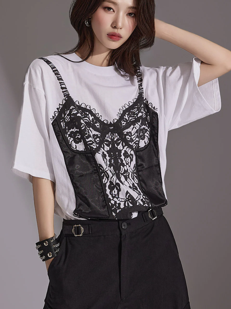 E3380 Bustier T-Shirt