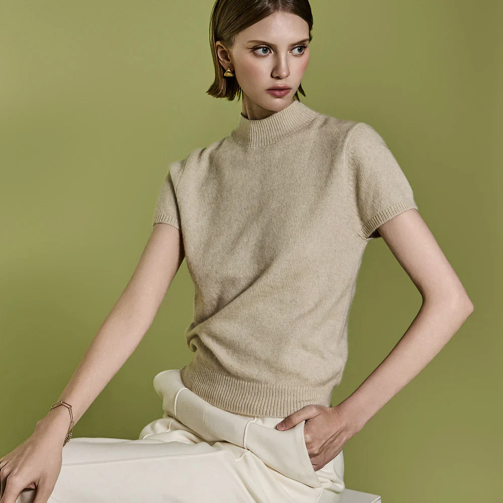 E3574 Mock Neck Knit - Image 2