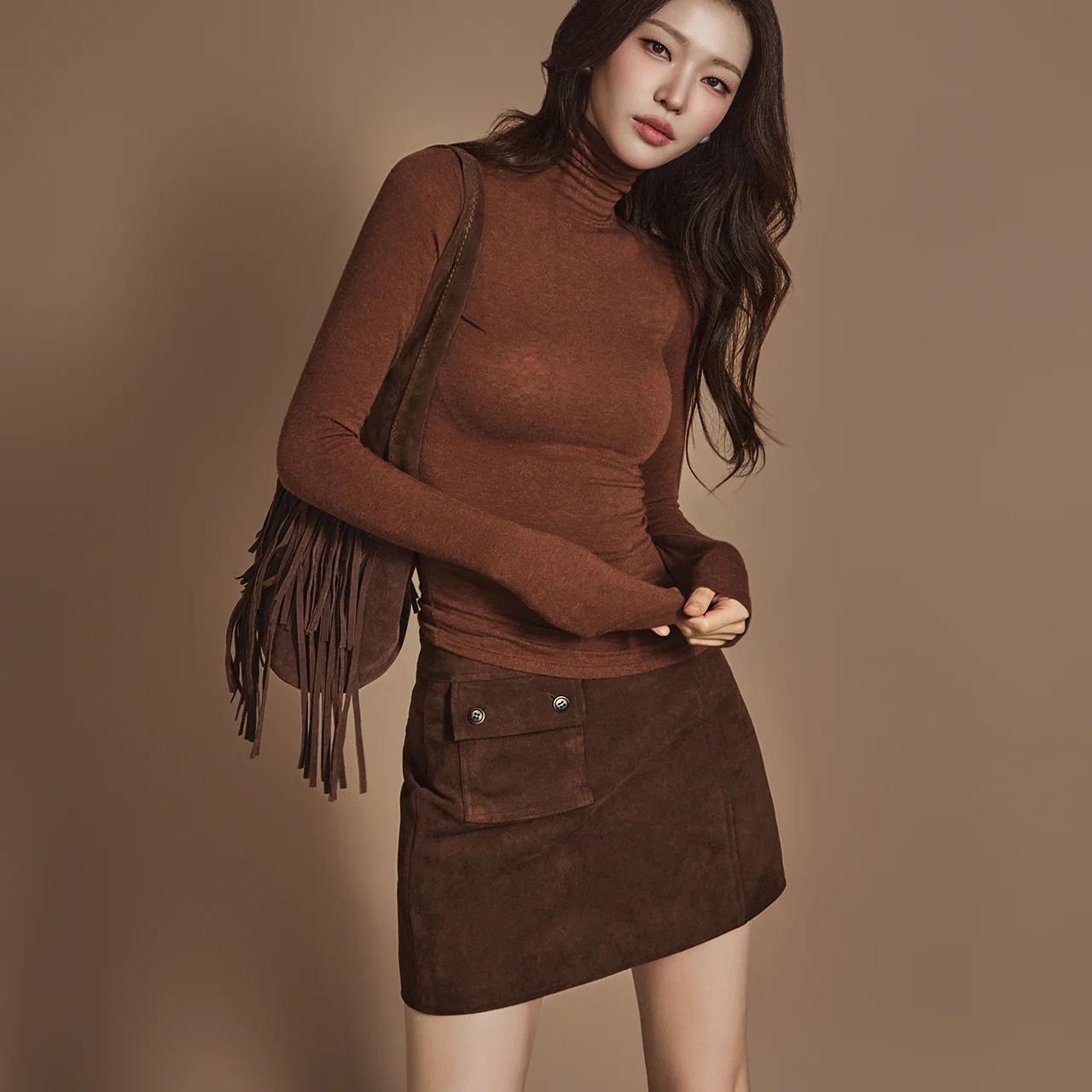 E3587 Turtleneck Top - Image 2