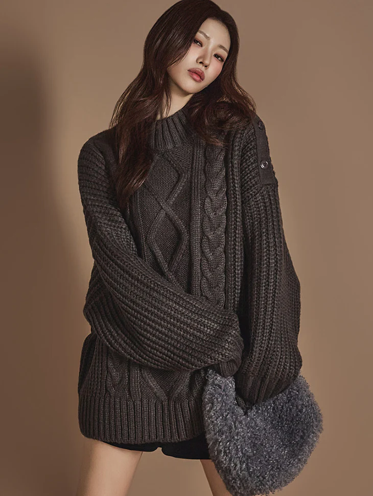E3599 Twist wool Knit