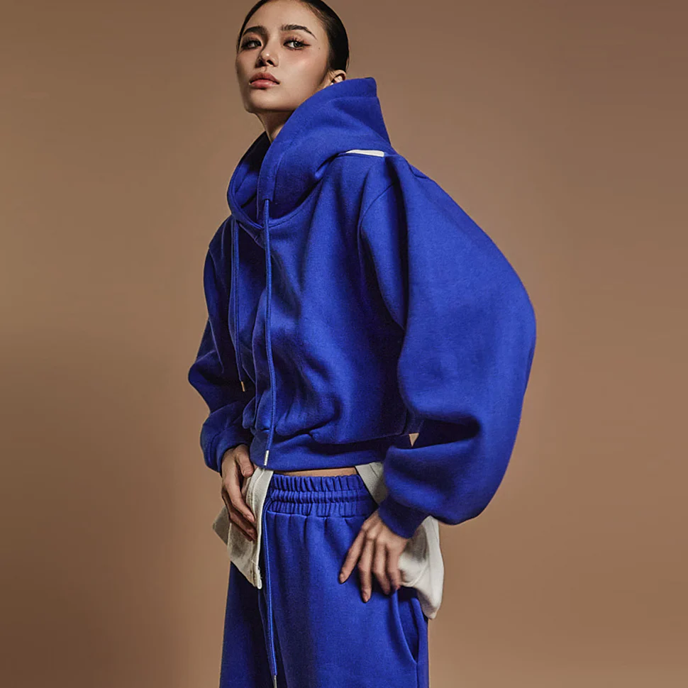 E3612 fleece-lined Hoodie - Image 2