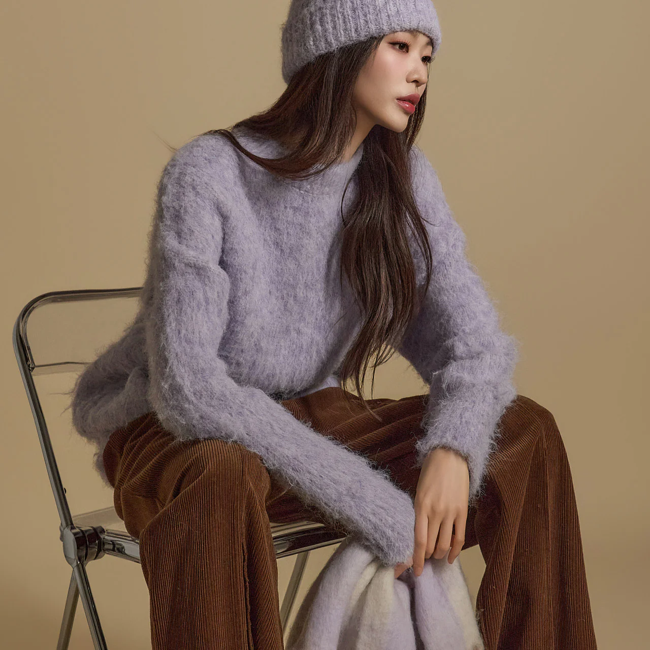 E3663 Fur Wool Knit - Image 2