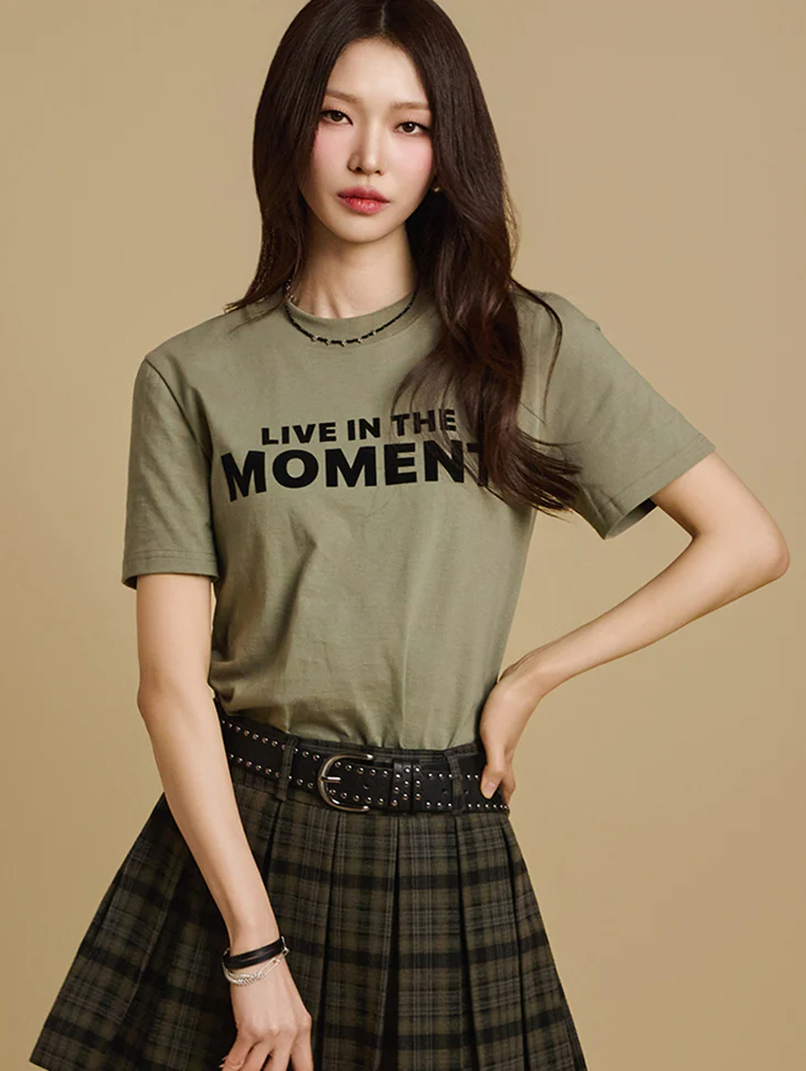 E3711 Text T-shirt