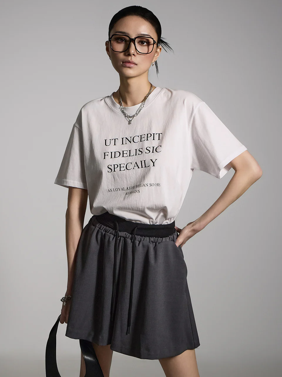 E3730 Printed Short-Sleeved T-Shirt