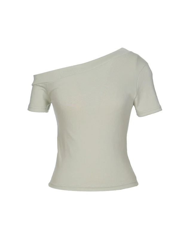 E3749 One-Shoulder Top