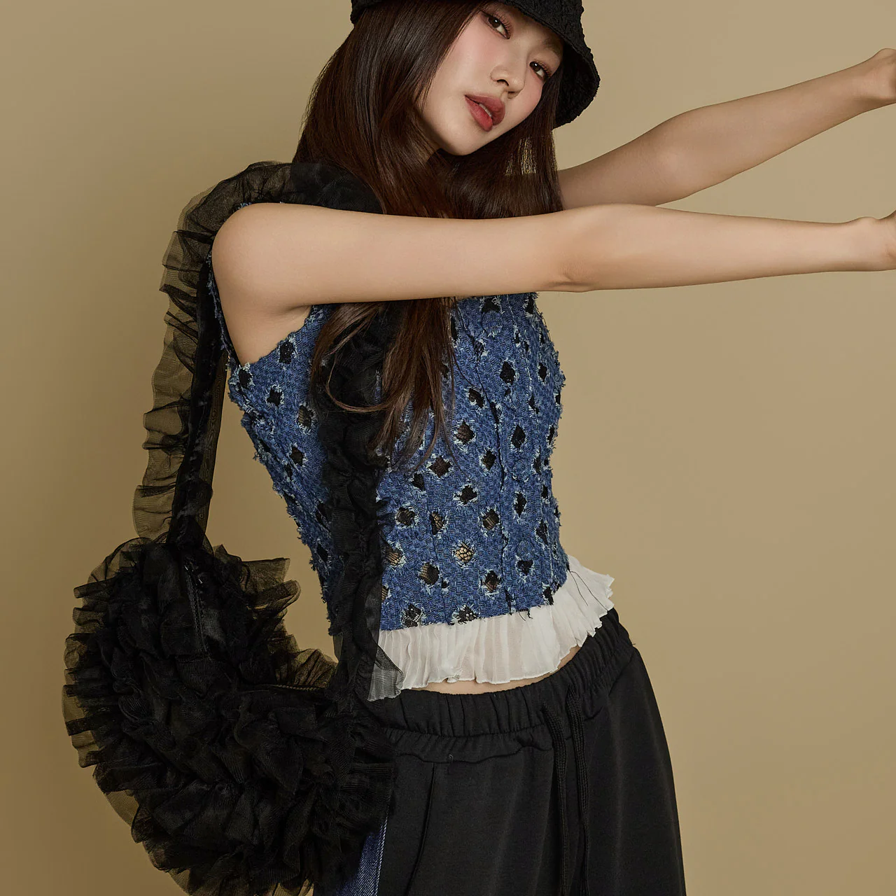 E3766 Denim Bustier - Image 2