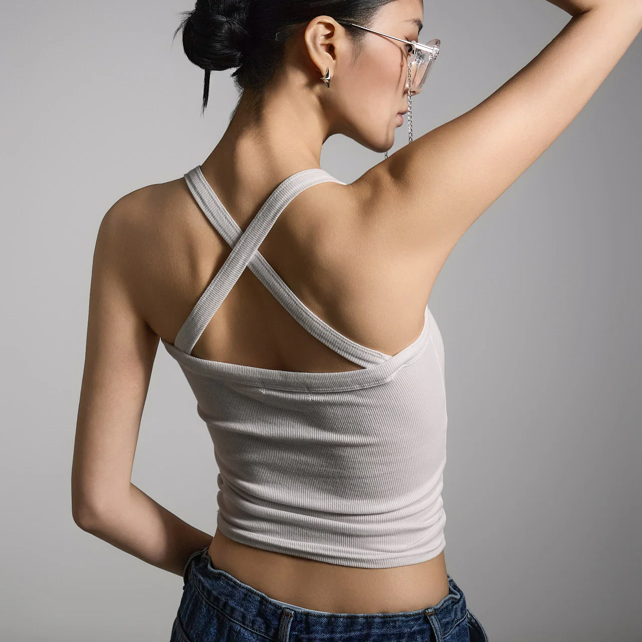 E3767 X-Strap Sleeveless Top - Image 2