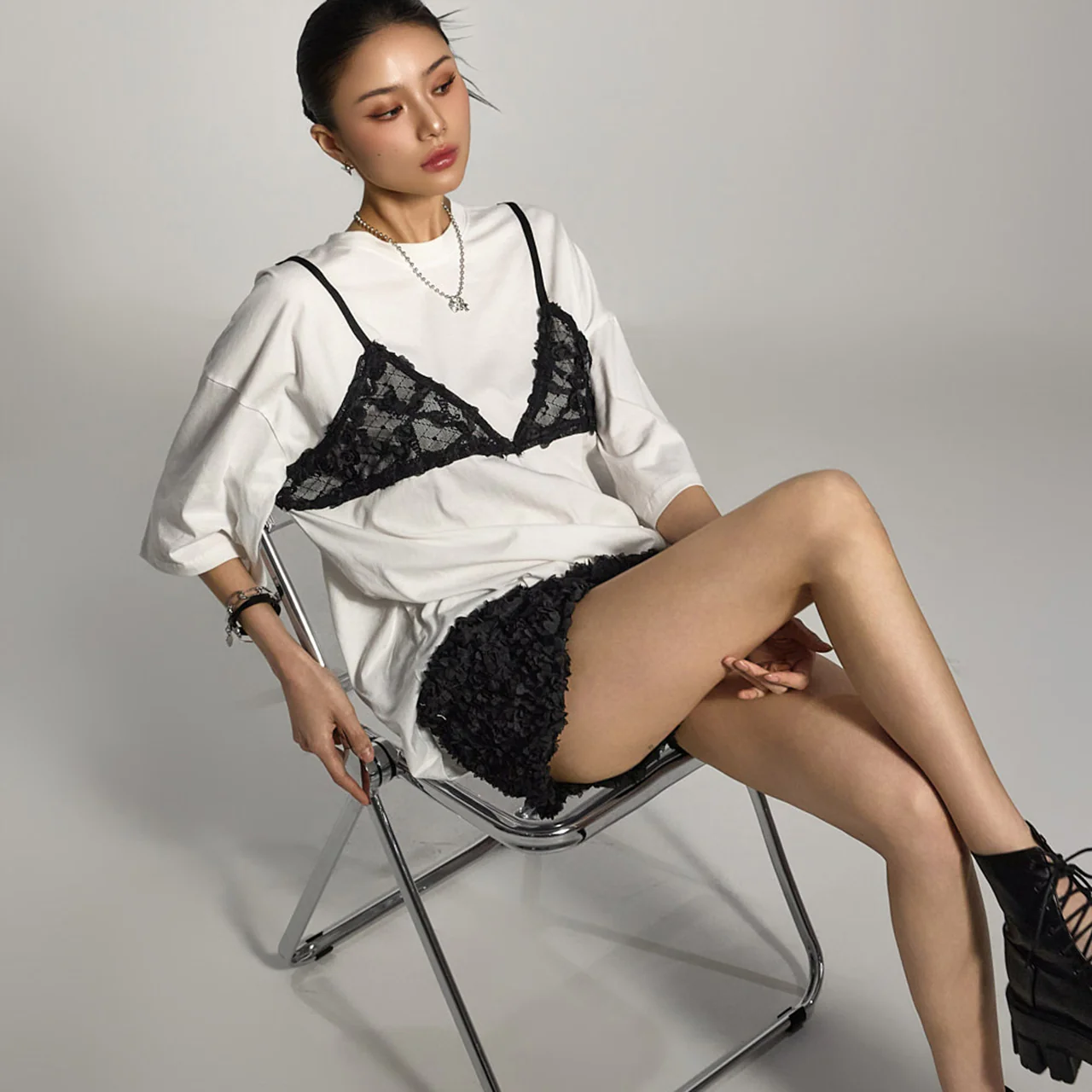 E3790 Lace T-Shirt - Image 2