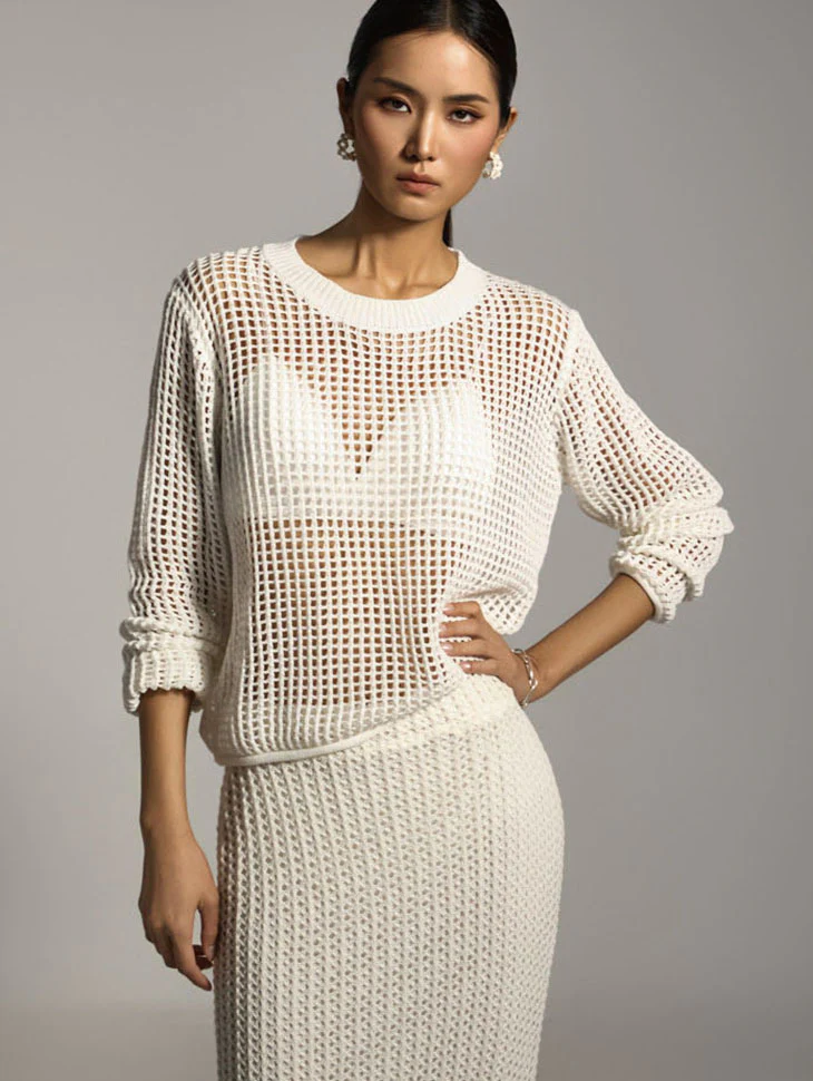 E3802 Net T-shirt