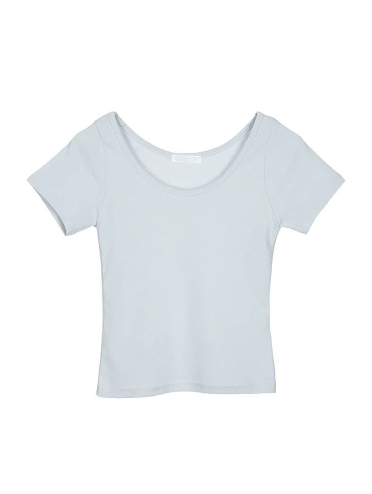 E3839 U-Neck T-Shirt
