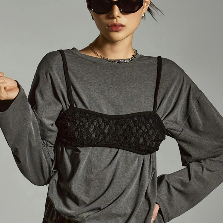 E3862 Lace Sleeveless Top - Image 2