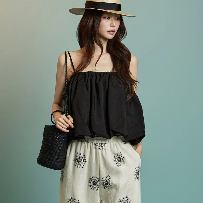 E3870 Balloon Sleeveless Top - Image 2