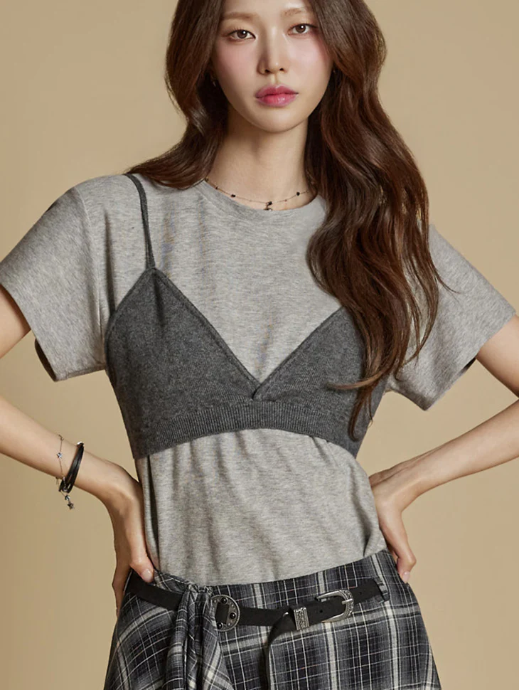 E3942 Knit Bustier