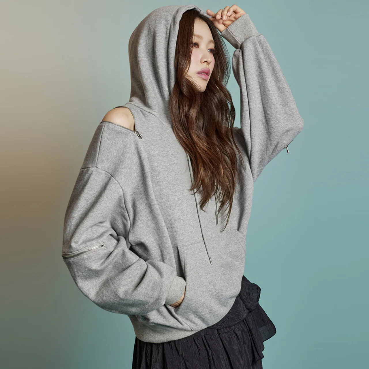 E3944 Multi-Way Hoodie Top - Image 2