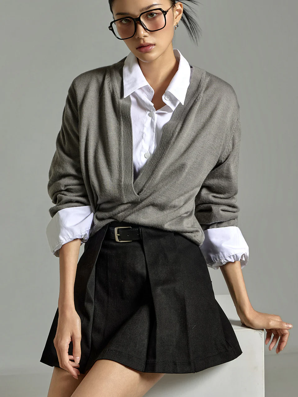 E3954 Layered Knit